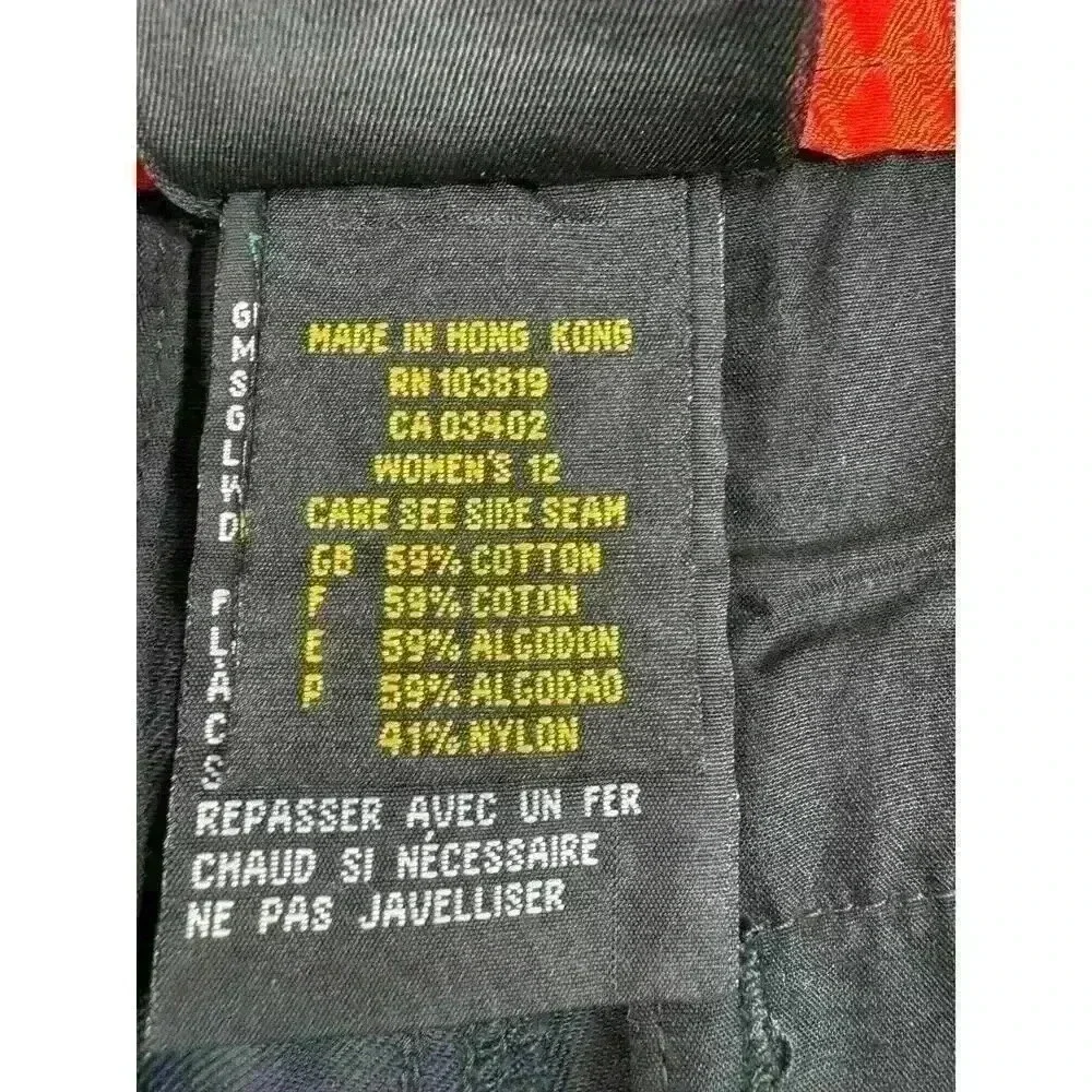 Harley Davidson Vintage 2001 Black Biker Y2K High Waisted Shorts Women’s 12 - Picture 10 of 11